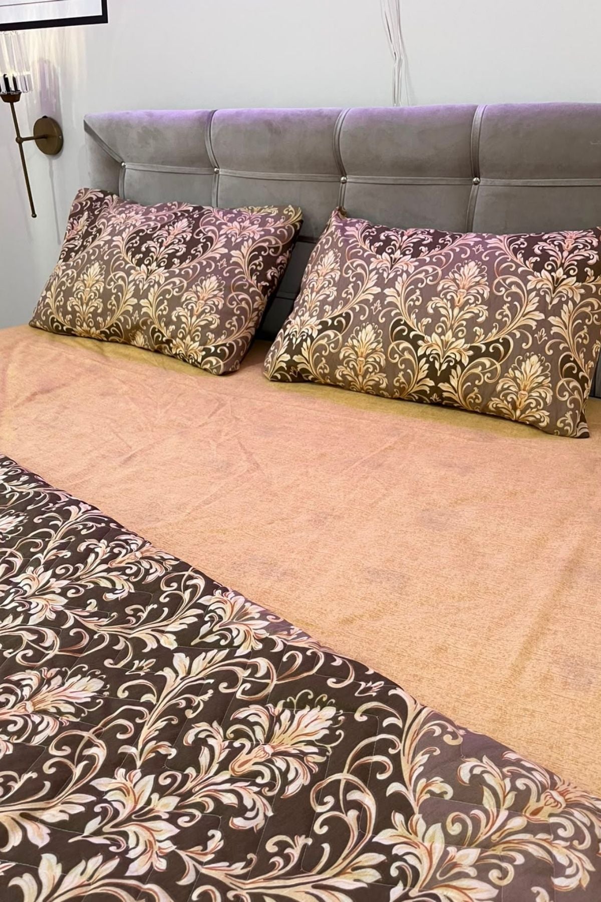 Çift Kişilik Kapitone Çok Amaçlı Osmanlı – Kahverengi Pike