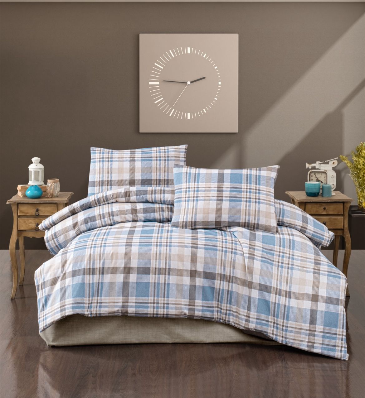 Ekosel Desen %100 Pamuk Nevresim Takımı