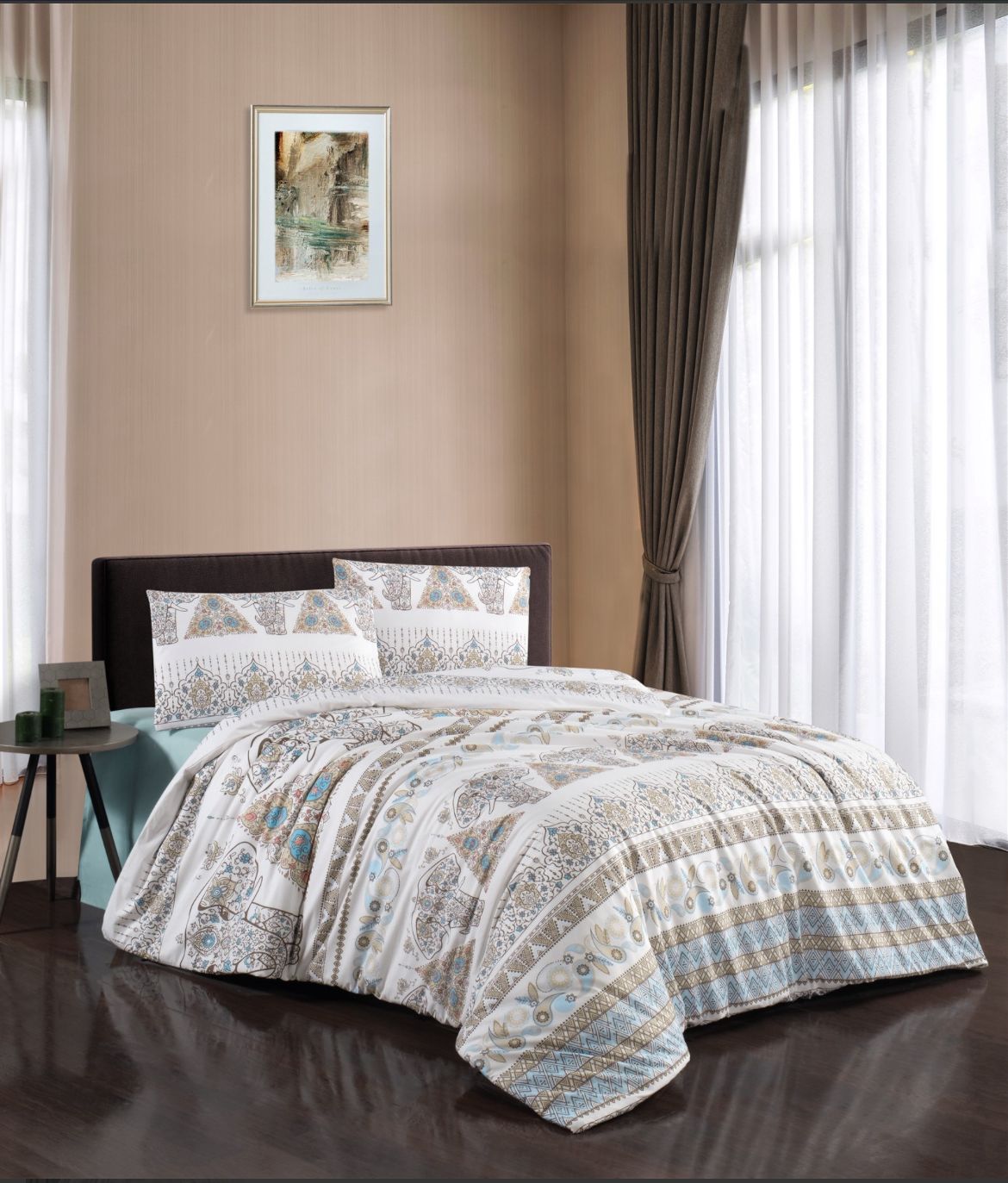 Blue Nevresim %100 Pamuk Nevresim Takımı