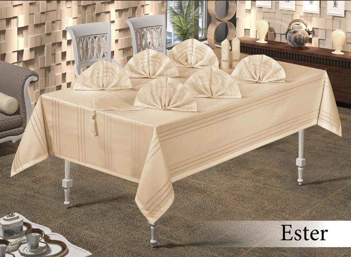 Yemekteyiz Seti ESTER Masa Örtüsü