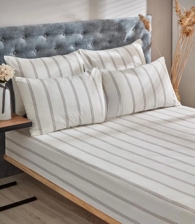 Rejenerik Kumaş Lastikli Çarşaf ve Yastık Kılıfı Seti – Atlantis