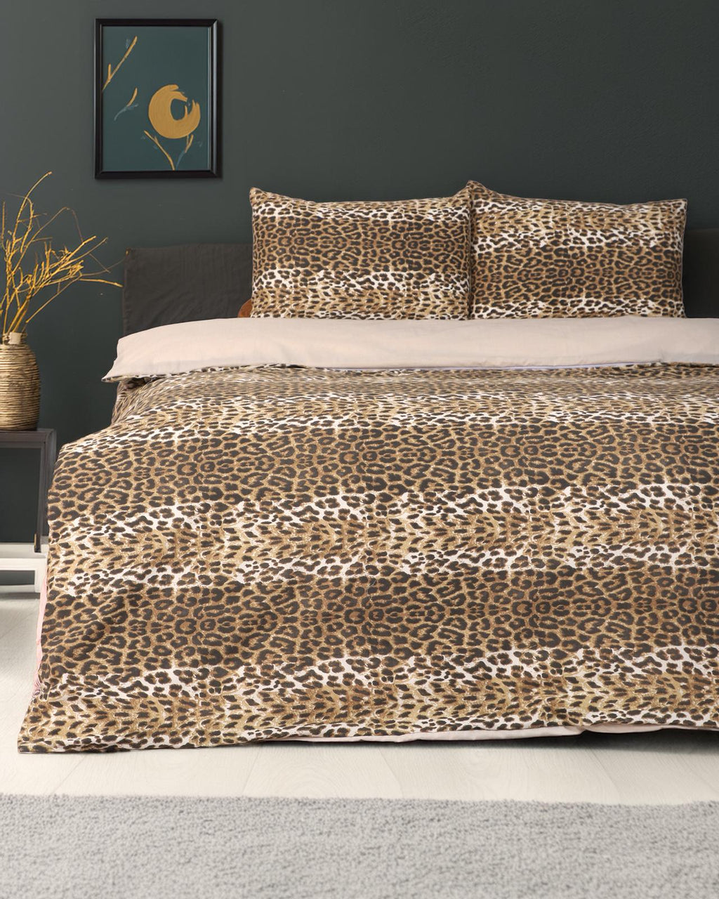 Pamuklu Trend Leopar Nevresim Takımı