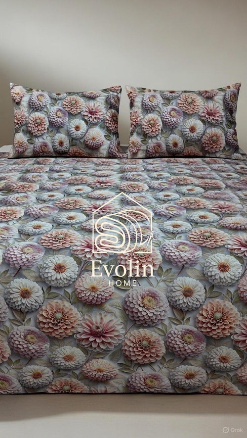 5D Winter Kasımpatı Trend %100 Pamuk Nevresim Takımı