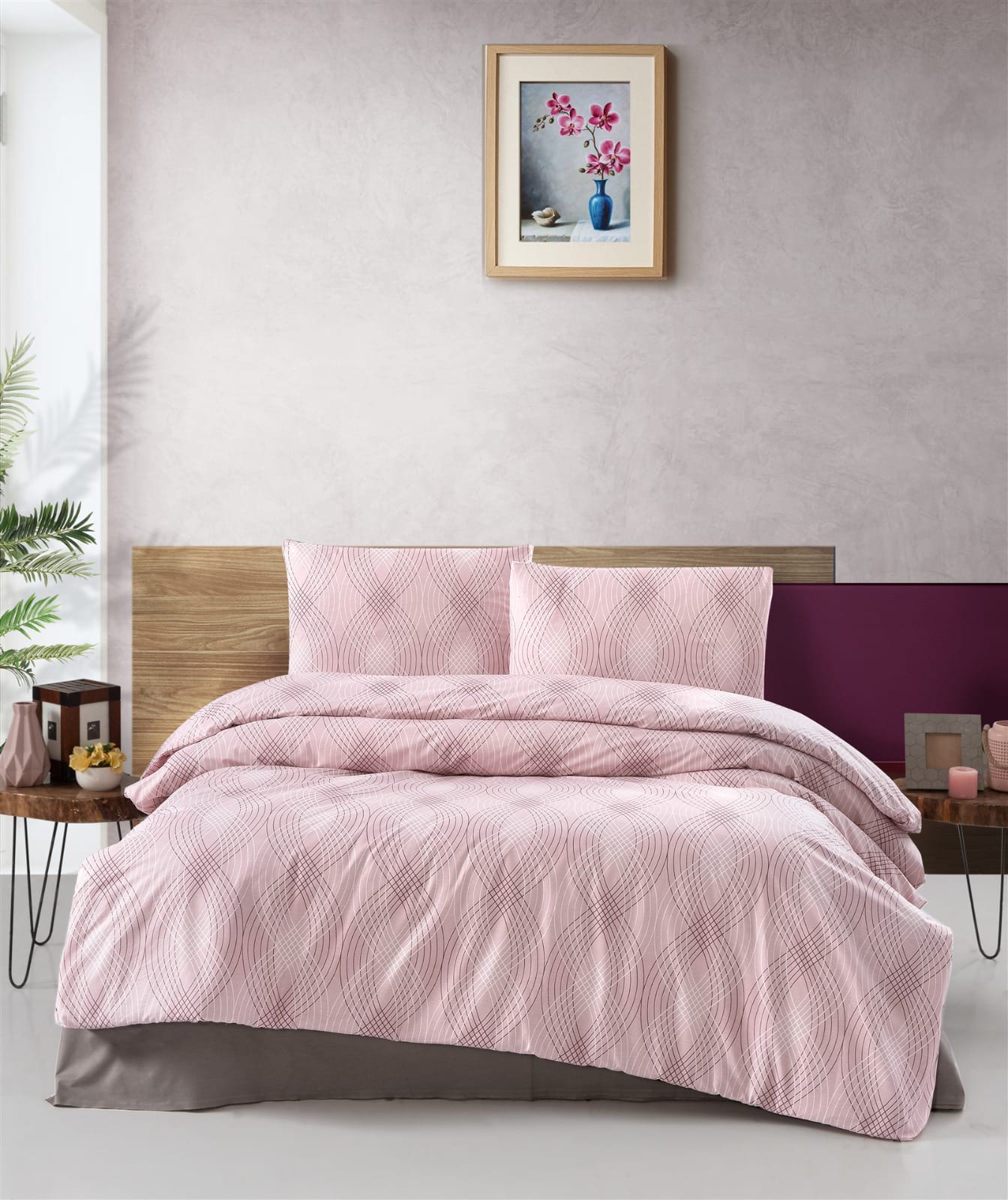 Pudra Trend %100 Pamuk Nevresim Takımı