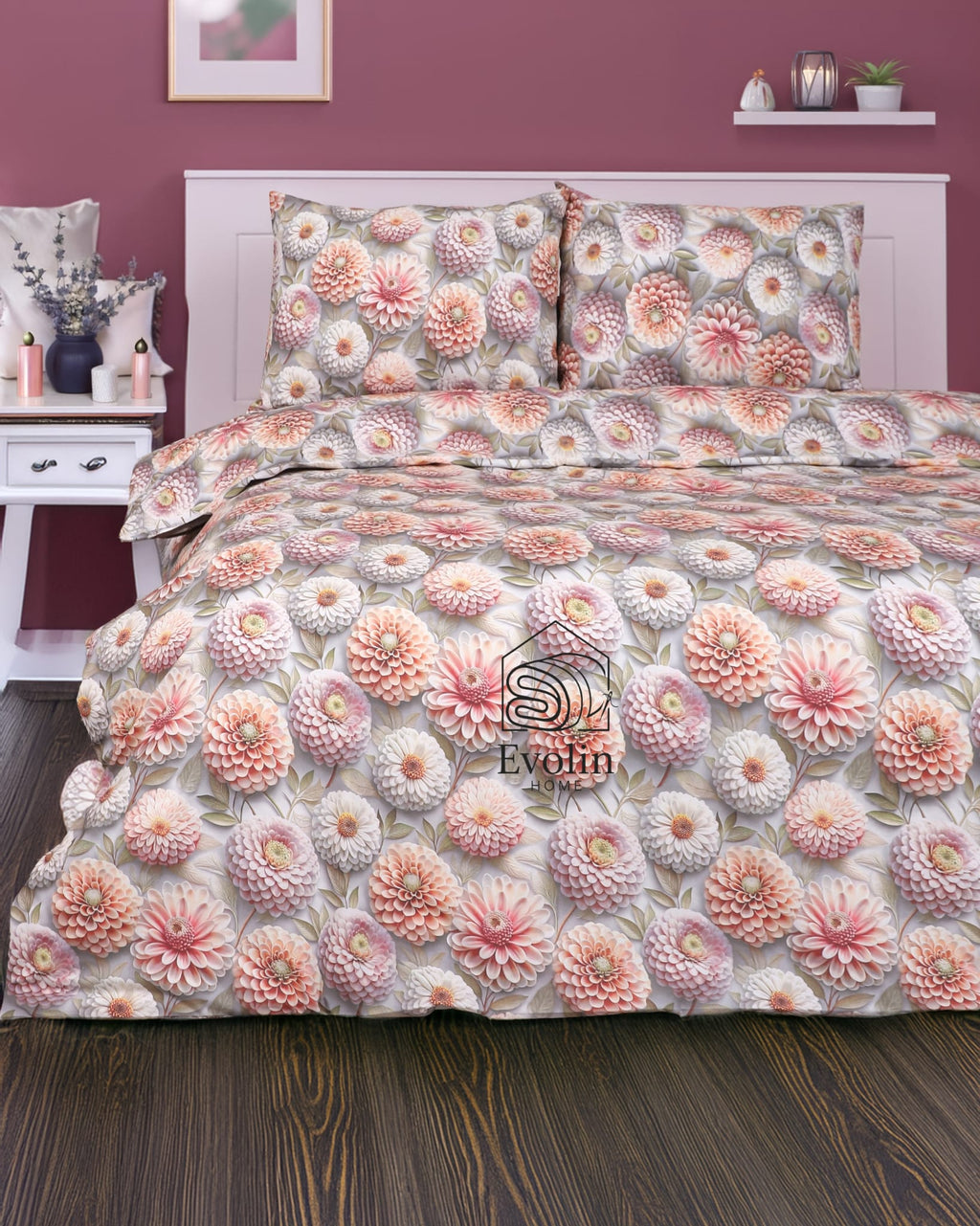 5D Winter Kasımpatı Trend %100 Pamuk Nevresim Takımı