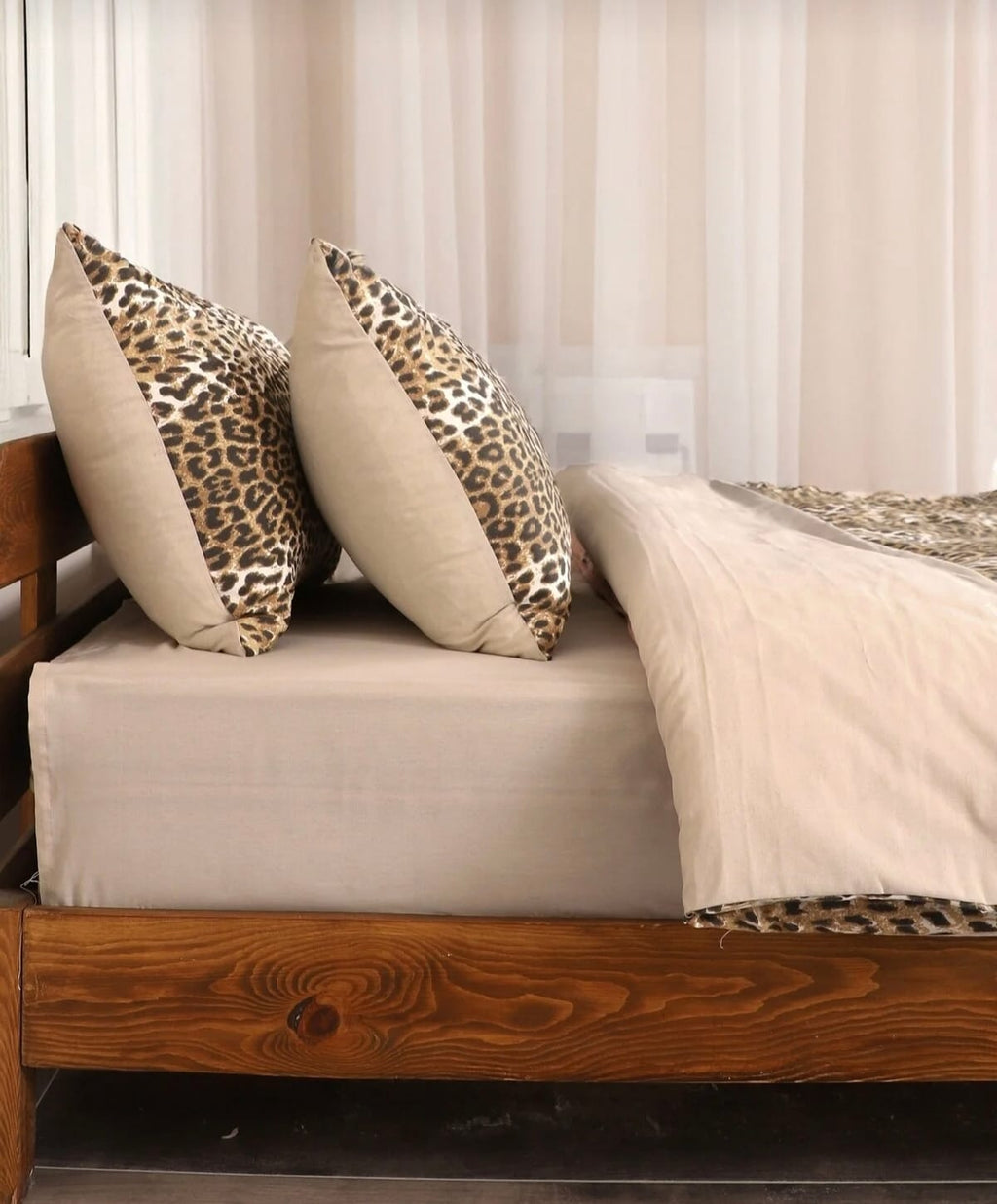 Pamuklu Trend Leopar Nevresim Takımı