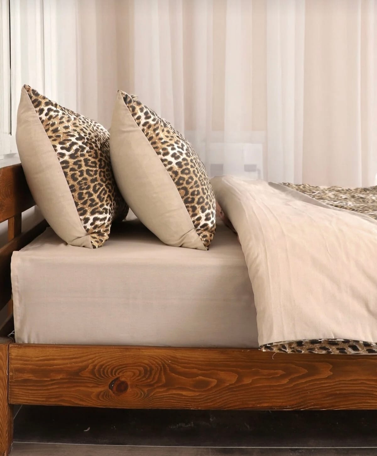 Pamuklu Trend Leopar Nevresim Takımı