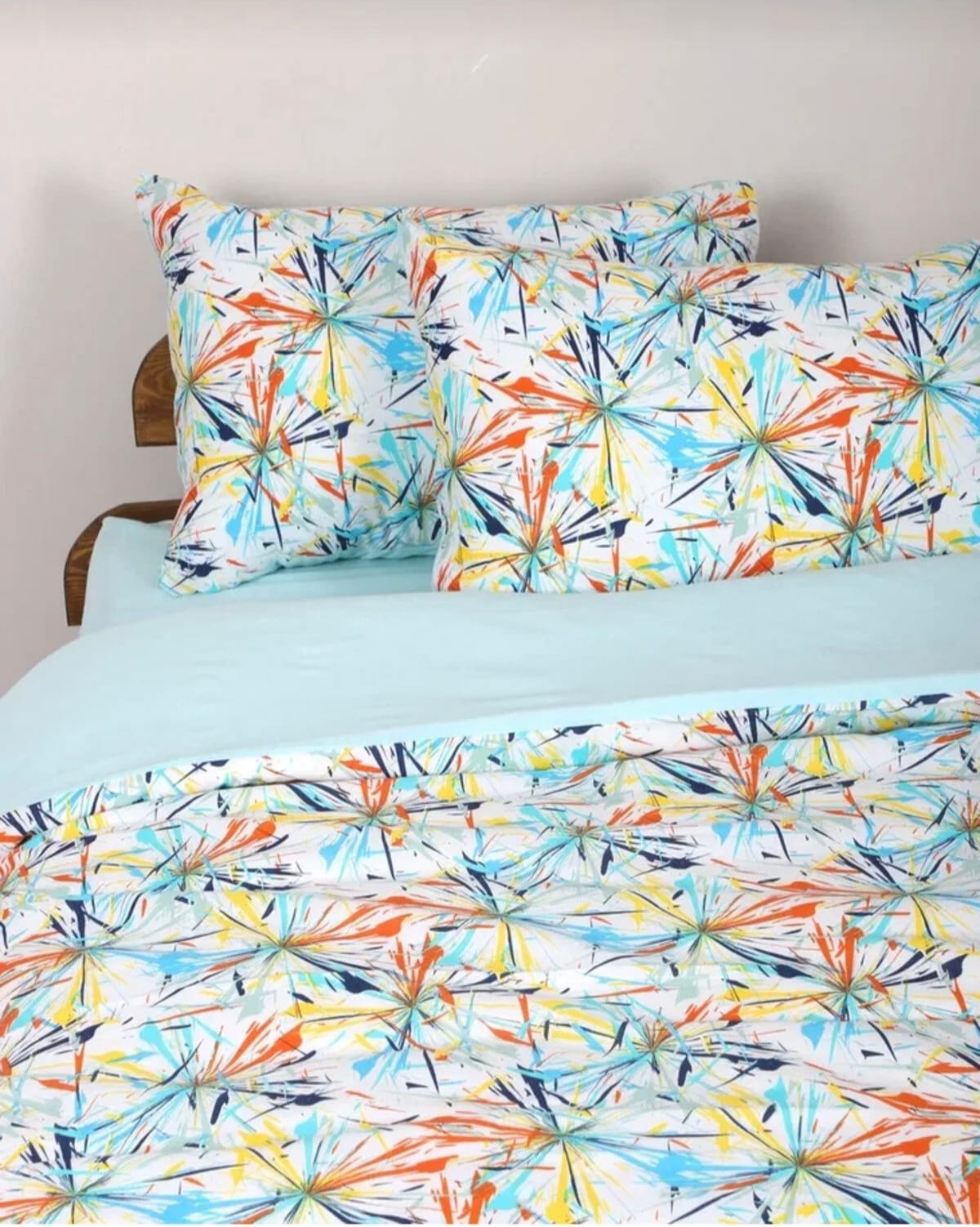 Pamuklu Karışık Renk Nevresim Takımı