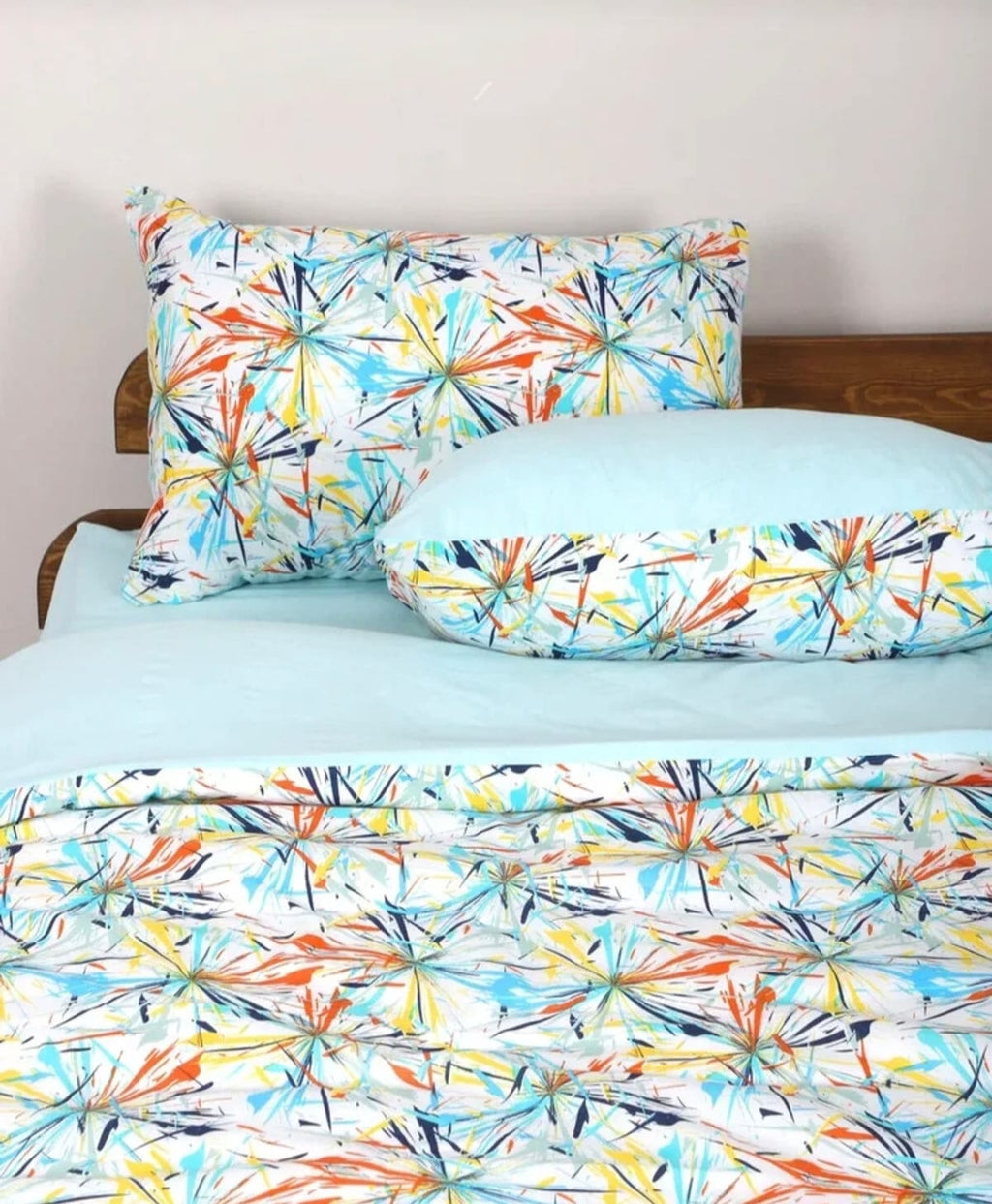 Pamuklu Karışık Renk Nevresim Takımı