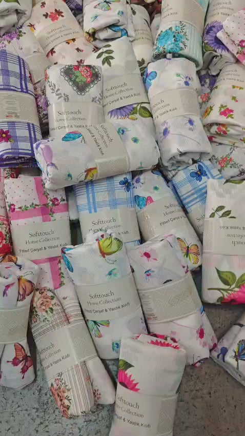 Rengarenk Sofra Bezi 150x150 (4 adet)