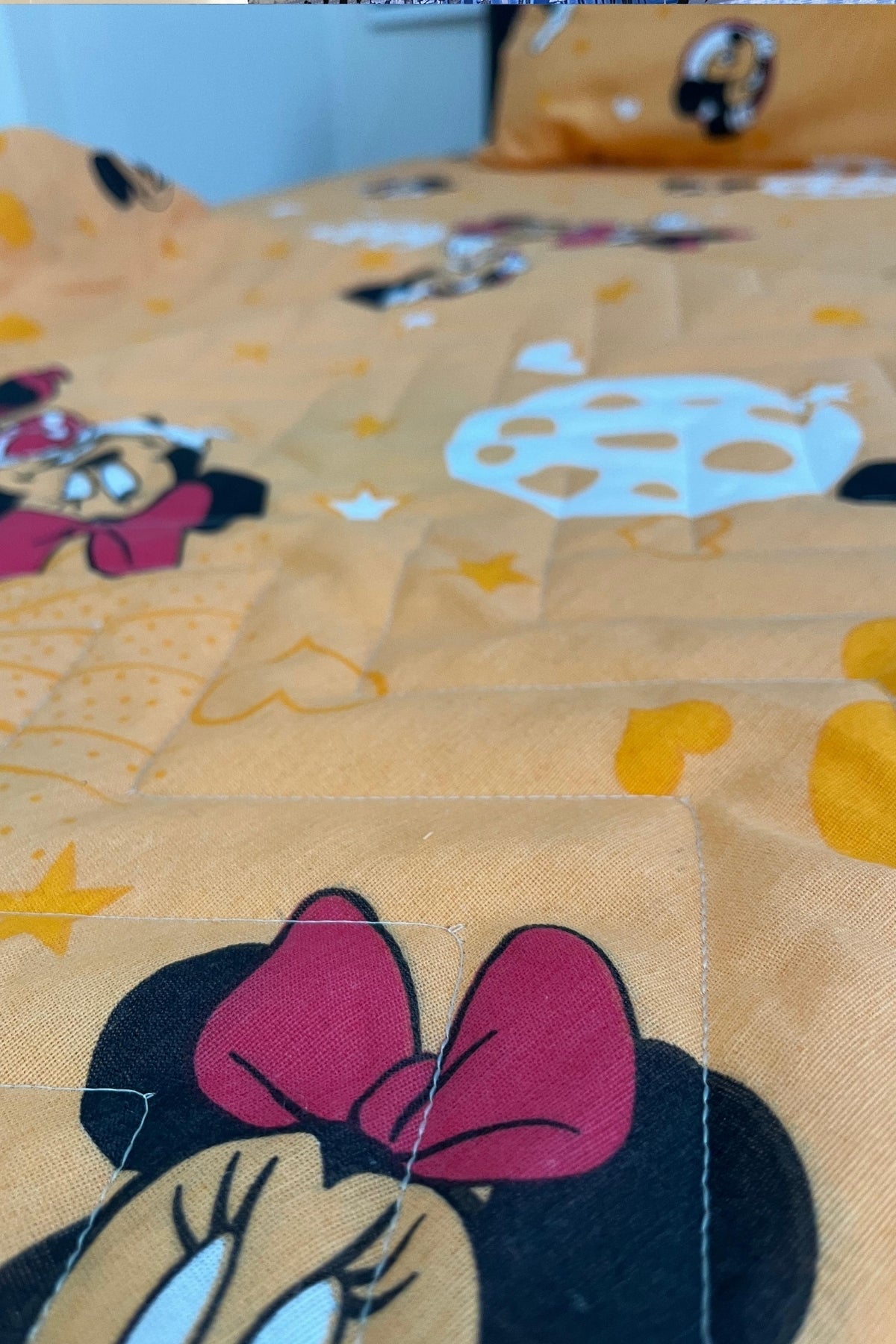 Tek Kişilik Kapitone Çok Amaçlı Mickey Mouse – Turuncu Pike