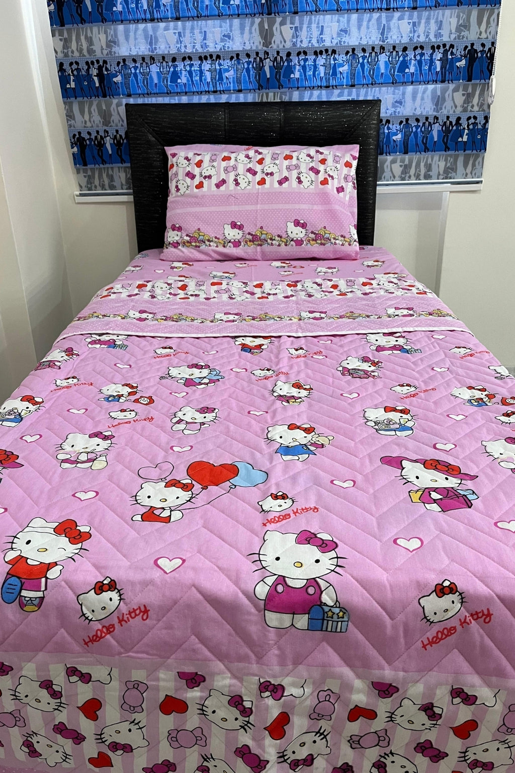 Tek Kişilik Kapitone Çok Amaçlı Hello Kitty – Pembe Pike