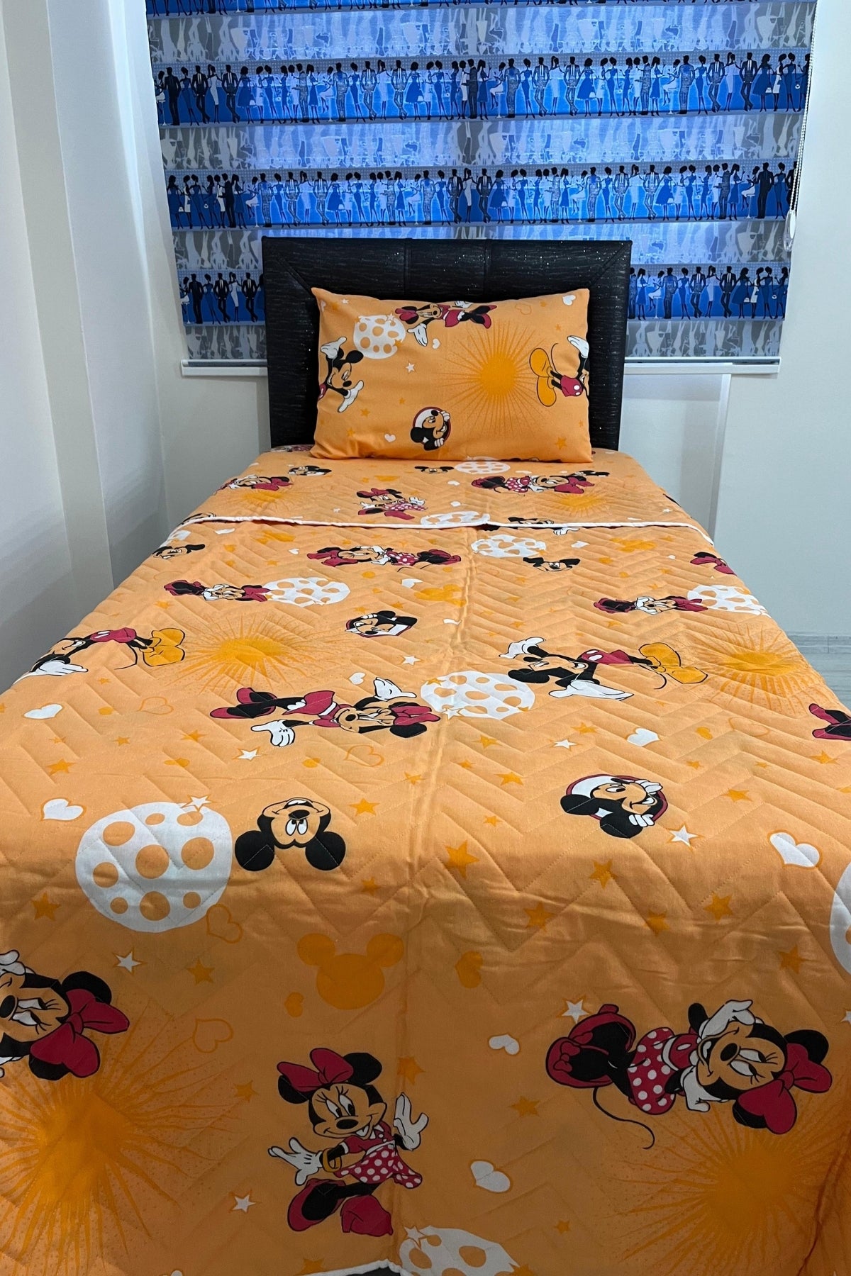 Tek Kişilik Kapitone Çok Amaçlı Mickey Mouse – Turuncu Pike